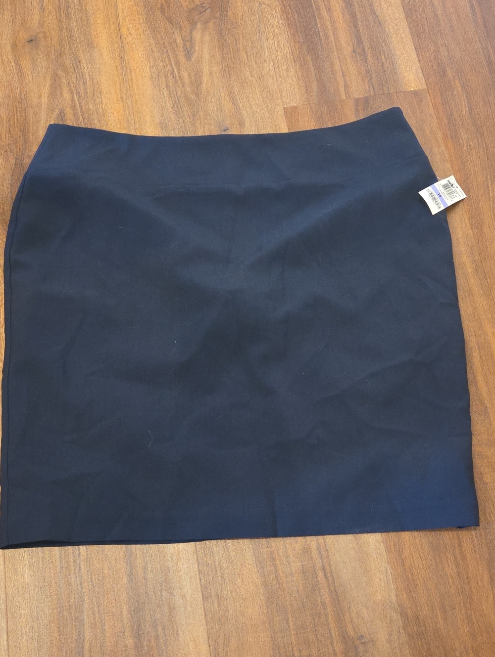 Alfani Navy Mini Skirt — Classic Straight Cut